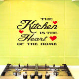 The Kitchen Is The Heart of The Home Removable Wall Sticker